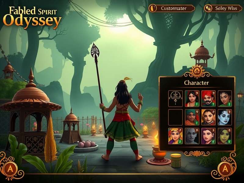 Fabled Spirit Odyssey character customization screen